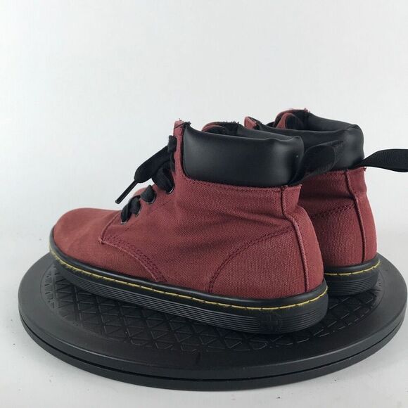 Dr. Martens Maelly Red Canvas Ankle Bouts Women’s Size 6 - Picture 7 of 12